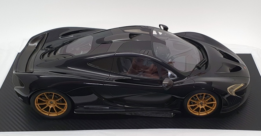 TSM True Scale Miniatures 1/12 Scale TSM161204 - McLaren P1 - Gotham Black
