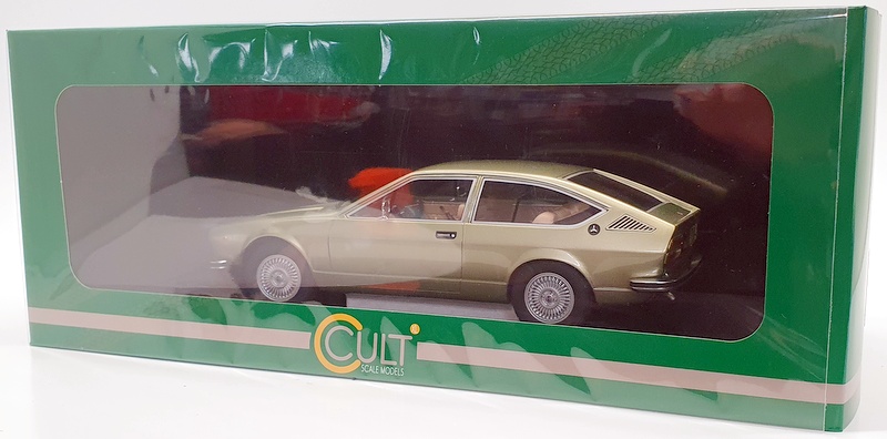 Cult 1/18 Scale Model Car CML 083-1 - 1974 Alfa Romeo 1.8 Alfetta GT - Met Green