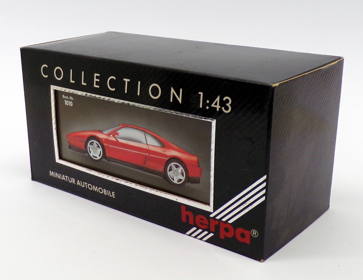 Herpa 1/43 Scale Model Car 1010 - Ferrari 348 TB - Red | eBay