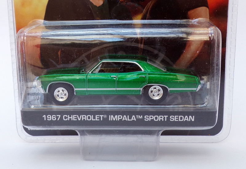 Greenlight 1/64 Scale 44692 - 1967 Chevrolet Impala Sport - Green Supernatural