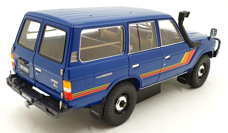 Kyosho 1/18 Scale Diecast 08956XBL - Toyota Land Cruiser 60 - Blue