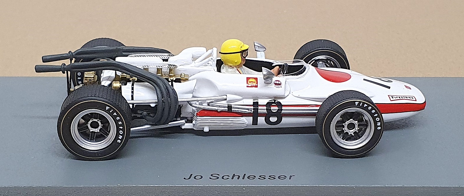 Spark 1/43 Scale S6227 - F1 Honda RA302 #18 French GP 1968 Jo Schlesser Spark 1/43 Scale S6227 - F1 Honda RA302 #18 French GP 1968 Jo Schlesser
