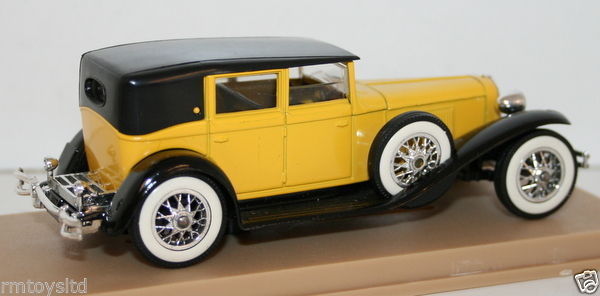 SOLIDO 1/43 SCALE - 80 - 1929 CORD L29 - YELLOW / BLACK