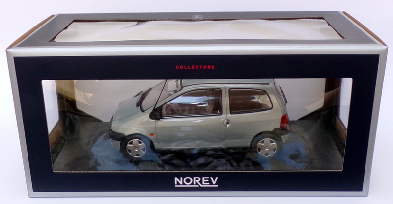 Norev 1/18 Scale Model Car 185294 - 1998 Renault Twingo - Boreal Silver