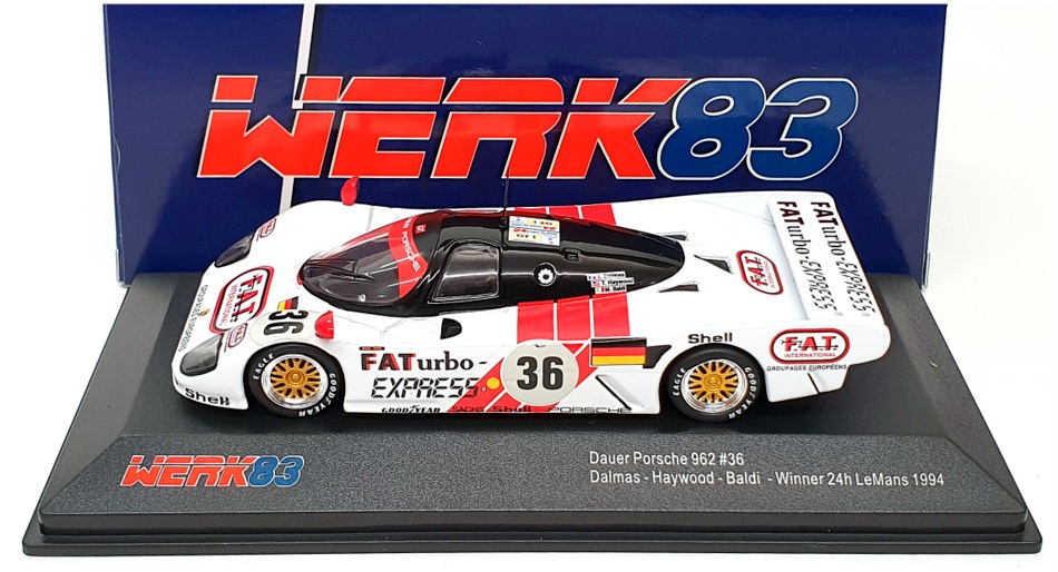 Werk83 1/43 Scale W83430005 - Dauer Porsche 962 #36 Winner 24h Le Mans 1994
