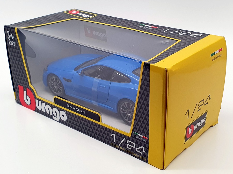 Burago 1/24 Scale Model Car 18-21063BL - Jaguar XKR-S - Blue Burago 1/24 Scale Model Car 18-21063BL - Jaguar XKR-S - Blue