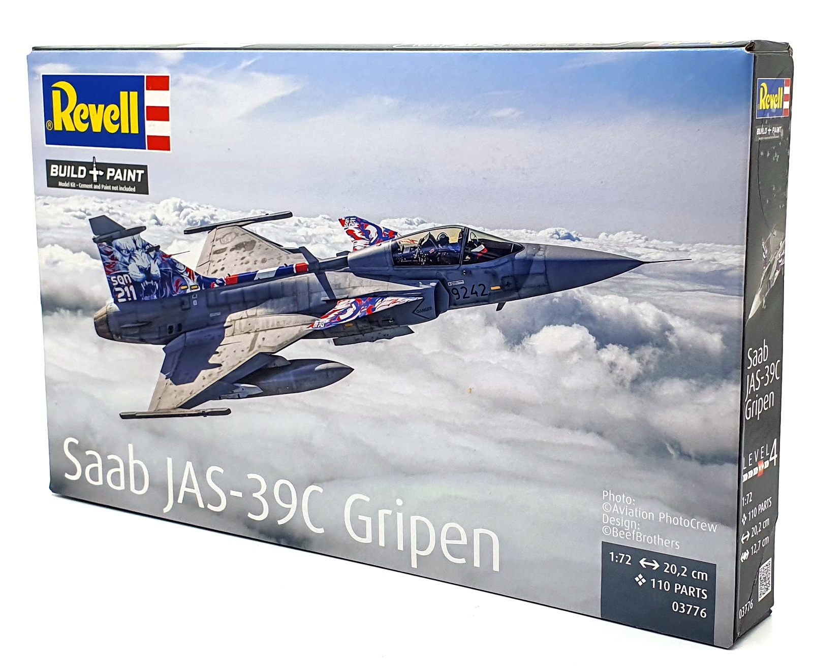 Revell 1/72 Scale Model Kit 03776 - Saab JAS - 39C Gripen Aircraft Revell 1/72 Scale Model Kit 03776 - Saab JAS - 39C Gripen Aircraft