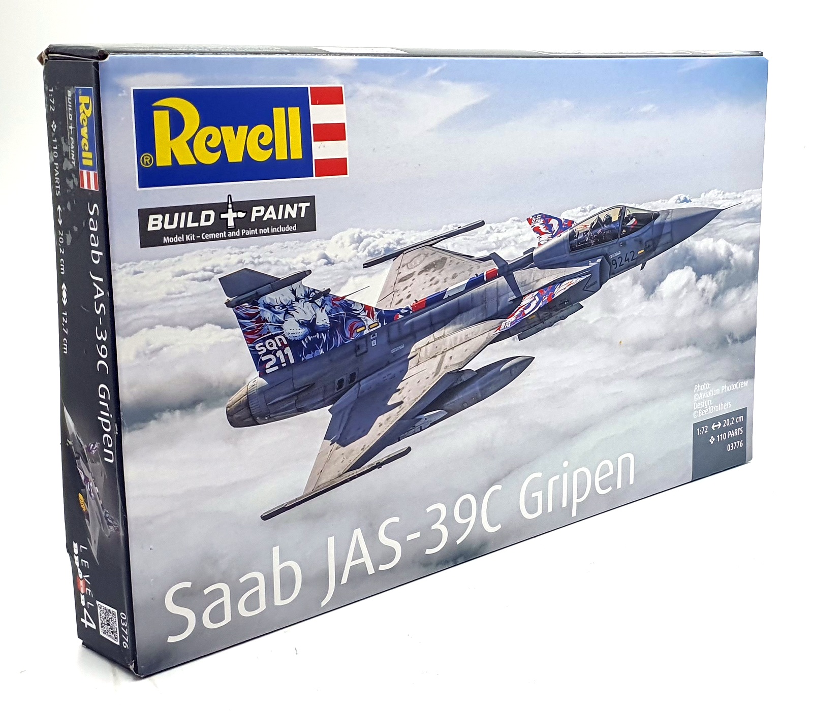Revell 1/72 Scale Model Kit 03776 - Saab JAS - 39C Gripen Aircraft Revell 1/72 Scale Model Kit 03776 - Saab JAS - 39C Gripen Aircraft