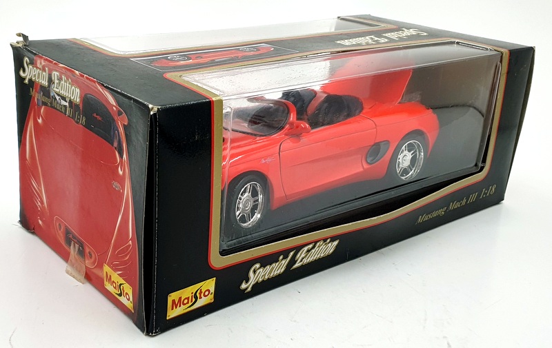 Maisto 1/18 Scale Diecast 31815 - Ford Mustang Mach III - Red