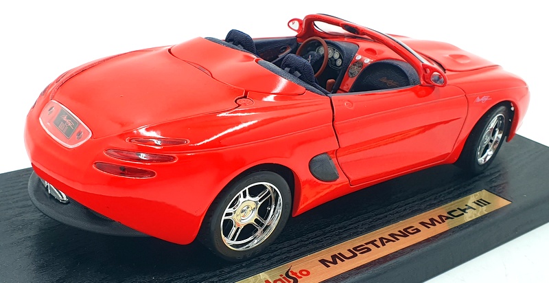 Maisto 1/18 Scale Diecast 31815 - Ford Mustang Mach III - Red