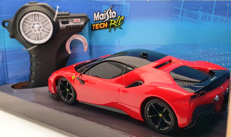 Maisto 1/24 Remote Control Car 2.4GHZ 82334 - Ferrari SF90 Stradale - Red Maisto 1/24 Remote Control Car 2.4GHZ 82334 - Ferrari SF90 Stradale - Red