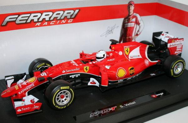 ミニカー Bburago Ferrari 1/18 S F15 T S. Vettel Burago #18-16801 - Ferrari SF15-T F1 Formula 1 S.Vettel 2015