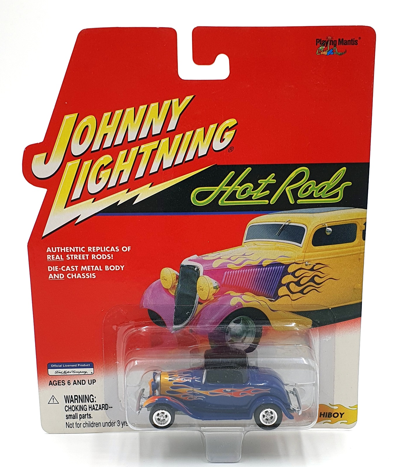 Johnny Lightning 1/64 Scale 442-01 Hot Rods 1932 Hiboy - Blue