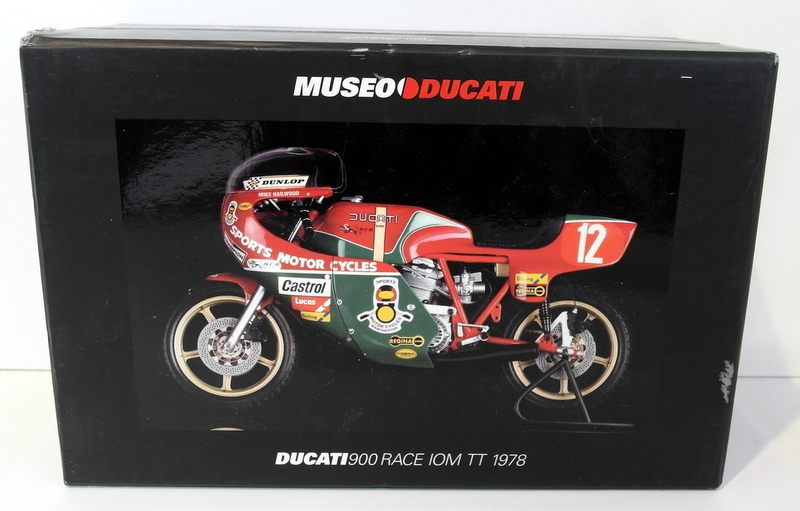 Minichamps 1/12 Scale 122 781212 - Ducati 900 Racer IOM TT 1978 Hailwood