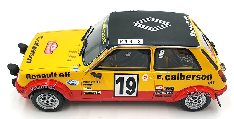 Otto Mobile 1/18 Scale Resin OT034 - Renault 5 Groupe 2 RMC Rally 1978 #19