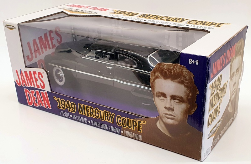 Ertl 1/18 Scale Model Car 32482 - 1949 Mercury Coupe James Dean - Black