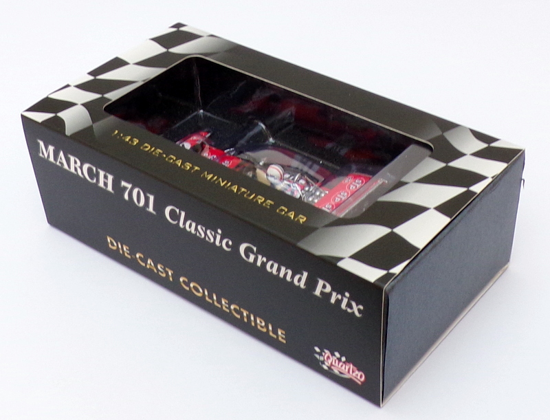 Quartzo 1/43 Scale 27861 - F1 March 701 - 2nd Belgiun GP 1970  #10 C.Amon