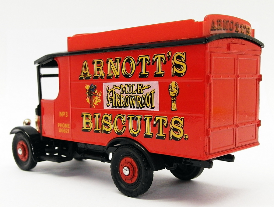 Corgi Appx 14cm Long Diecast C859/3 - Thornycroft Van - Arnott's Biscuits
