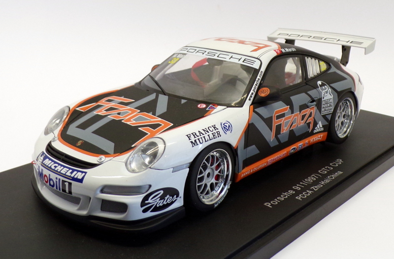 【楽ギフ_包装】 Scale 1/18 Autoart 80782 PCCA Cup GT3 (997) 911 Porsche - ミニカー