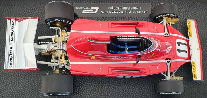 GP Replicas 1/18 Scale Model Car GP25E - 1975 Ferrari 312 B3 C.Regazzoni