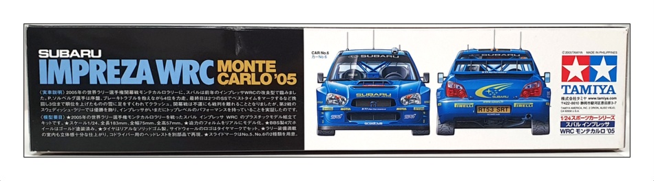 Tamiya 1/24 Scale Unbuilt Kit 24281 - Subaru Impreza WRC 2005 Monte Carlo