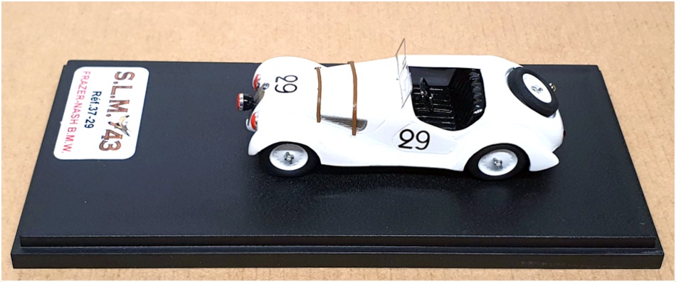 SLM 43 1/43 Scale 37-29 - Frazer Nash BMW Race Car #29 Addlington/Abandon White