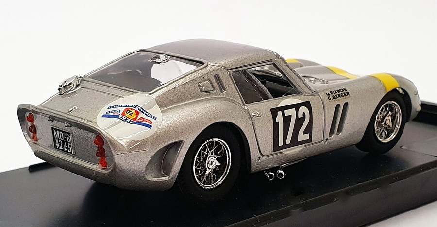 Bang 1/43 Scale 458 - Ferrari 250 GTO T,D France 64 - Metallic Grey