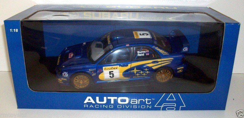 WOW EXTRÊMEMENT RARE Subaru Impreza WRC S7 Burns Monte.Carlo