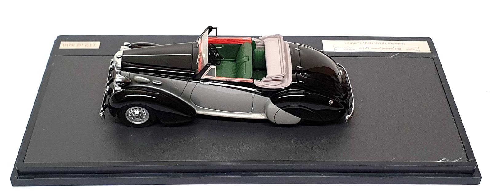 Matrix 1/43 Scale MX40402-031 - 1938 Daimler DB18 DHC Carlton - Black/Silver Matrix 1/43 Scale MX40402-031 - 1938 Daimler DB18 DHC Carlton - Black/Silver