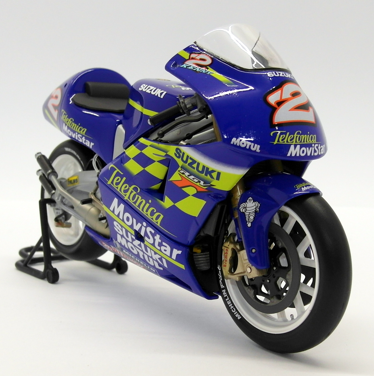 Minichamps 1/12 Scale 122 006202 Suzuki RGV 500 Kenny Roberts 500cc GP ...