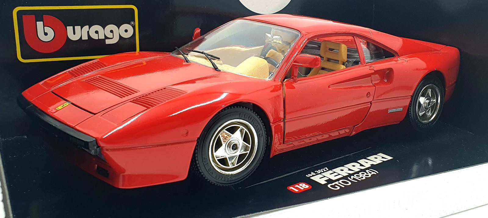 Burago 1/18 Scale Diecast 3027 - 1984 Ferrari GTO - Red | eBay