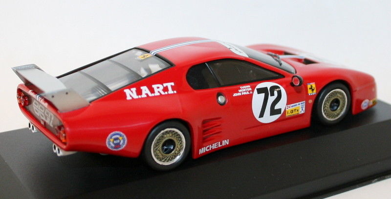 Ixo 1/43 Scale - FER016 - Ferrari BB512 #72 Le Mans 1982 - Cudini Morton Paul