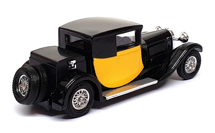 Matchbox Appx 10cm Long Diecast Y-24 - 1928 Bugatti T44 - Black/Yellow Matchbox Appx 10cm Long Diecast Y-24 - 1928 Bugatti T44 - Black/Yellow