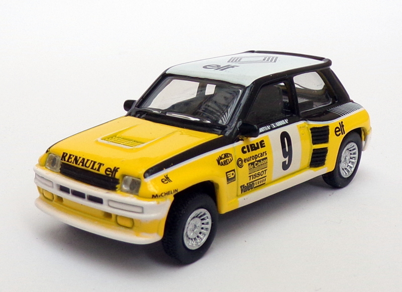 Norev 1/64 Scale Model Car 310501 - Renault 5 Turbo Race Car #9