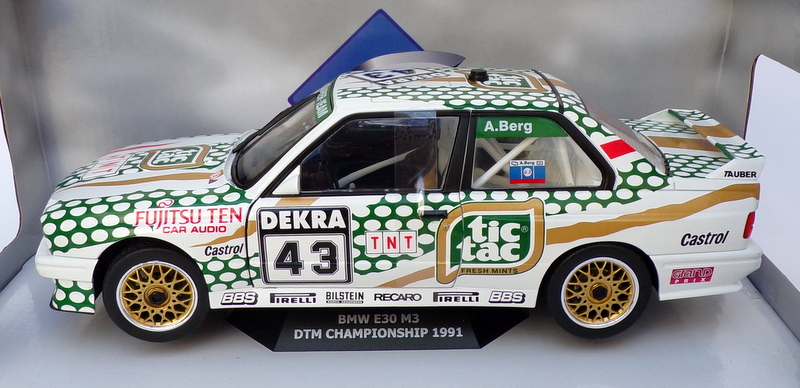 Solido 1/18 Scale S1801505 - BMW M3 (E30) DTM 1991 - #43 A