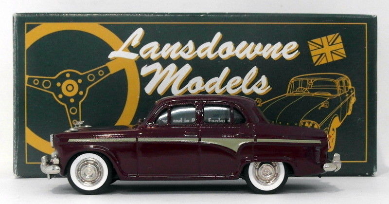 Lansdowne Models 1/43 Scale LDM12 - 1958 Austin Westminster VP - Maroon