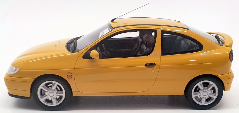 Otto 1/18 Scale Model Car OT343 - 2001 Renault Megane Coupe 2.0 16v - Yellow