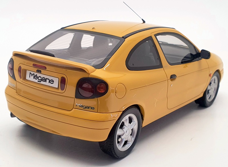 Otto 1/18 Scale Model Car OT343 - 2001 Renault Megane Coupe 2.0 16v - Yellow