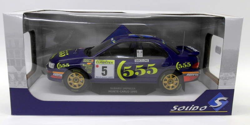 Solido 1/18 Scale S1800802 Subaru Impreza WRC Monte Carlo Rally 1995