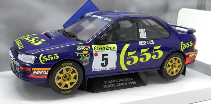 Solido 1/18 Scale S1800802 Subaru Impreza WRC Monte Carlo Rally 1995