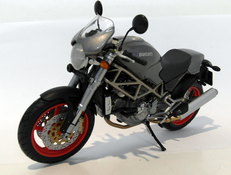 Minichamps 1/12 Scale diecast - 122 120121 Ducati Monster S4 Metallic grey