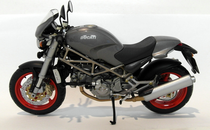 Minichamps 1/12 Scale diecast - 122 120121 Ducati Monster S4 Metallic grey