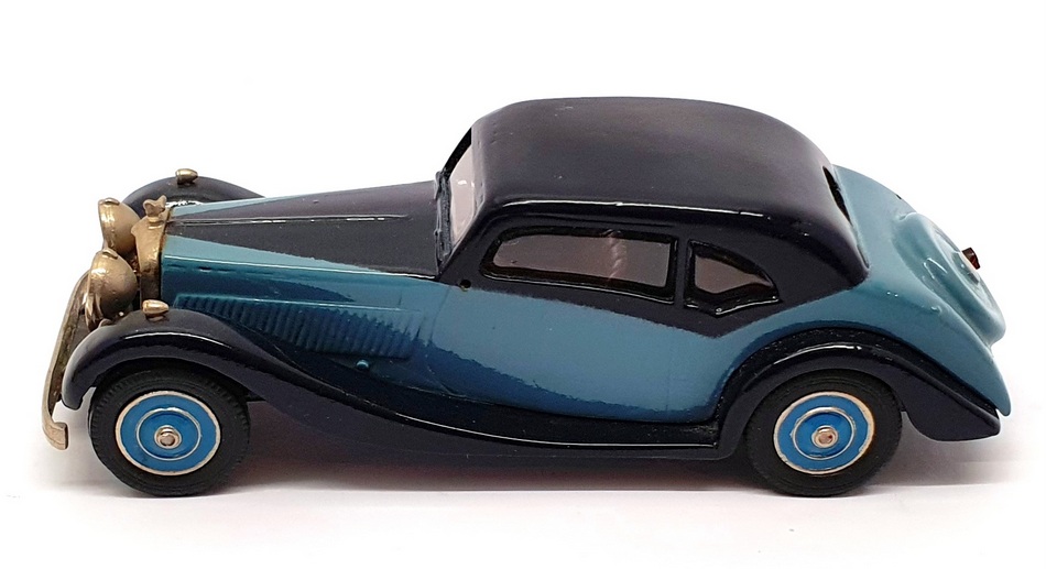 Western Models 1/43 Scale WMS4 - 1937 Bentley 3.5L 2Dr Saloon - 2-Tone Blue
