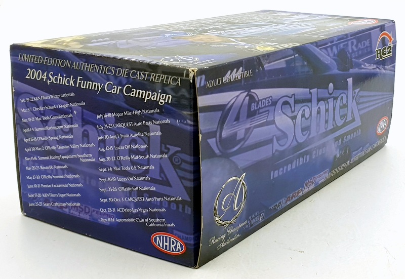 Racing Champions 1/24 Scale Diecast 18509P - Toyota Celica Schick NHRA Dragster 