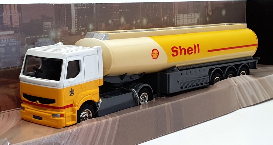 Corgi 1/64 Scale Diecast TY86902 - Renault Cab & Fuel Tanker - Shell