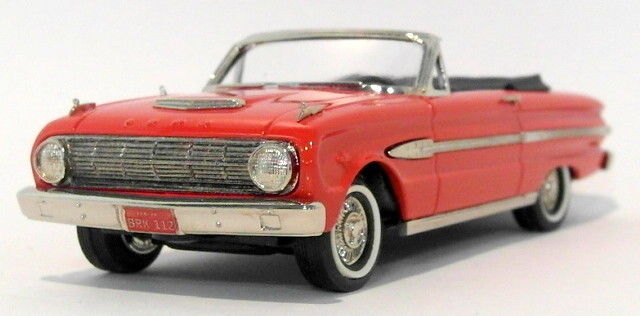 Brooklin 1/43 Scale BRK112  - 1963 Ford Falcon Futura Sports Convertible Red