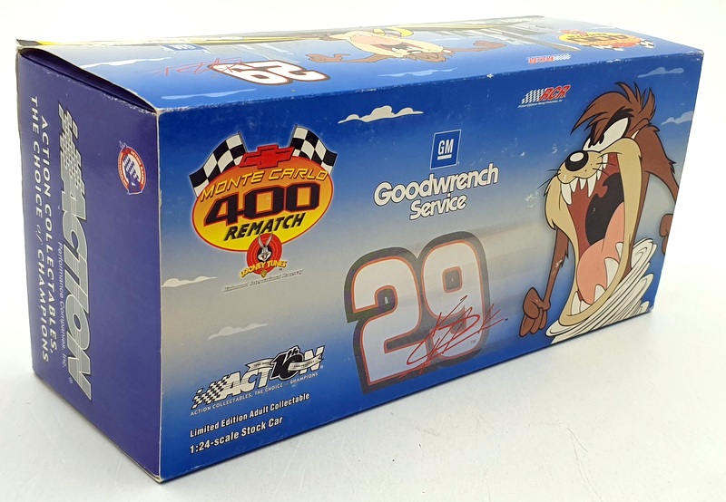 Action 1/24 Scale Diecast 103099 2002 Monte Carlo #29 Looney Tunes Goodwrench