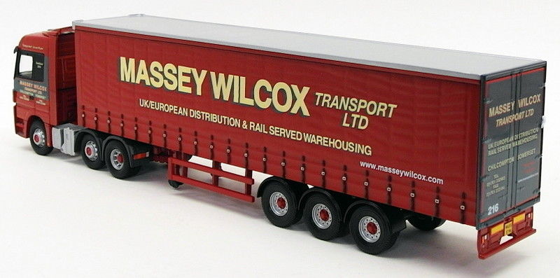 Corgi 1/50 Scale CC13819 - Mercedes Actros Curtainside - Massey Wilcox