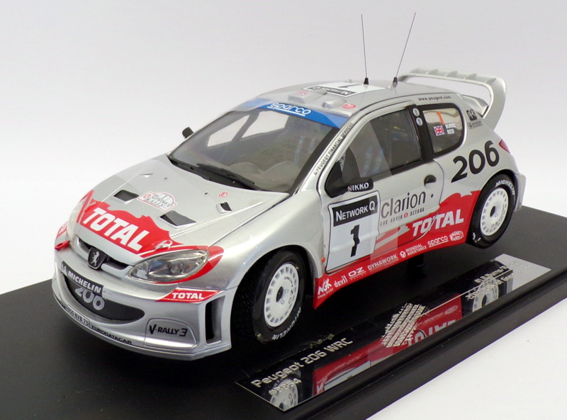 Sun Star 1 18 Scale 3854 Peugeot 6 Wrc 02 Rally Of Gb 1 Burns Reid Ebay