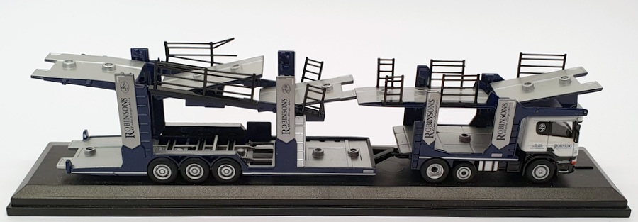Oxford 1/76 Scale 76SCT007 -  Scania Car Transporter - Robinsons Autologistics